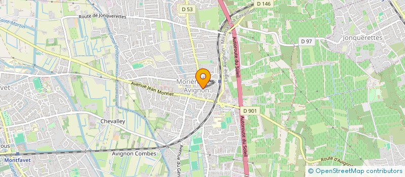 localisation de l'entreprise G.C CONSTRUCTION  MORIERES-LES-AVIGNON