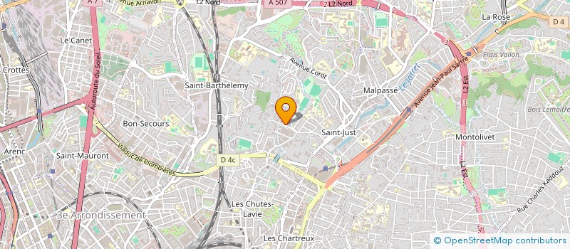 localisation de l'entreprise G & C CONSTRUCTION  MARSEILLE