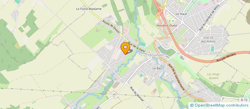 localisation de l'entreprise G.C.D.AUTOS(GARAGE CADE DOMINIQUE-AUTOS) à HOUDAIN