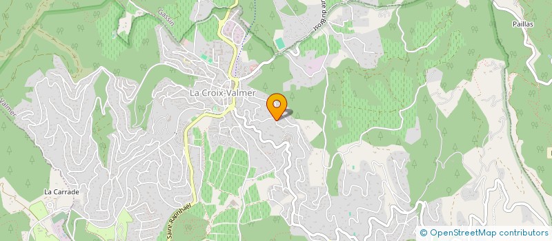 localisation de l'entreprise G.C.E.  LA CROIX-VALMER