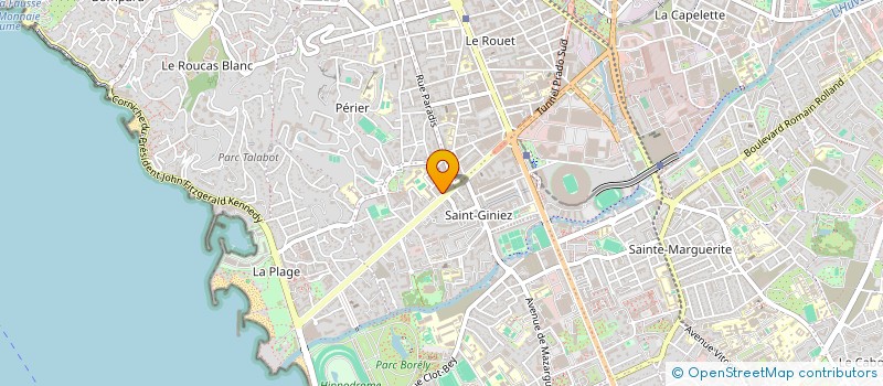 localisation de l'entreprise G.C.E à MARSEILLE