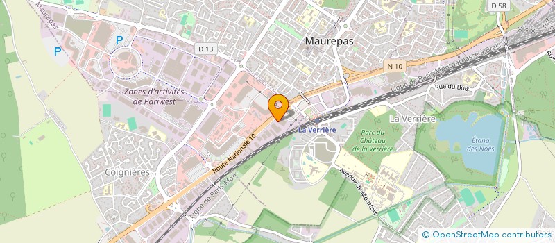 localisation de l'entreprise G.C.E. BATIMENT  COIGNIERES