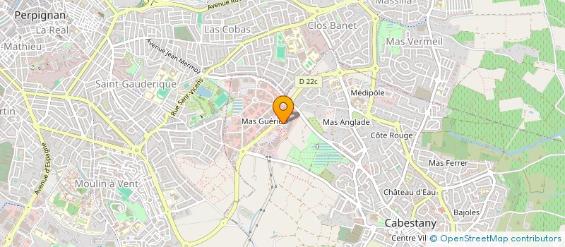 localisation de l'entreprise G.C.E.E. INVEST  CABESTANY