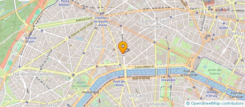 localisation de l'entreprise G.C.E. GESTION CONTROLE D ENTREPRISES à PARIS