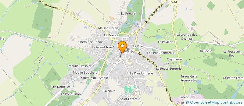 localisation de l'entreprise G.C.E.H à LORRIS