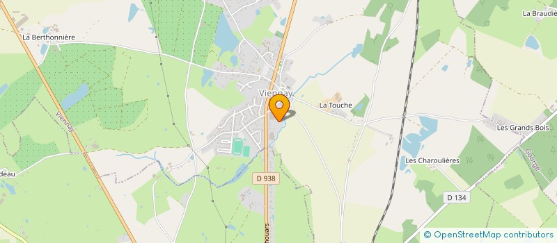 localisation de l'entreprise G.C. ENTREPOT  VIENNAY