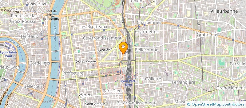 localisation de l'entreprise G.C.F.  LYON