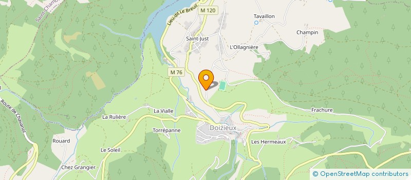 localisation de l'entreprise G.C. FINANCES  SAINT-PAUL-EN-JAREZ