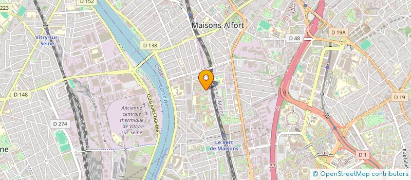 localisation de l'entreprise G.C.G LES AMAZONES à ALFORTVILLE