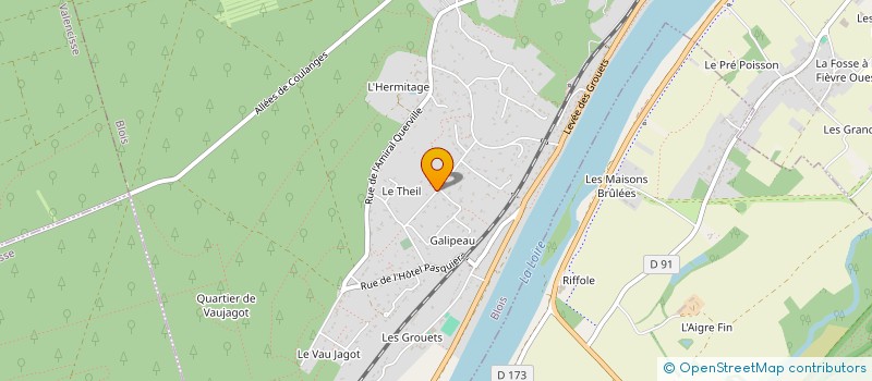 localisation de l'entreprise G.C. HOLDING  BLOIS