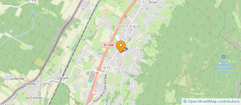 localisation de l'entreprise G & C HOLDING à SAINT-CERGUES