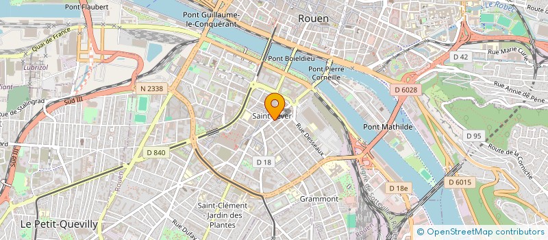 localisation de l'entreprise G.C.I à ROUEN