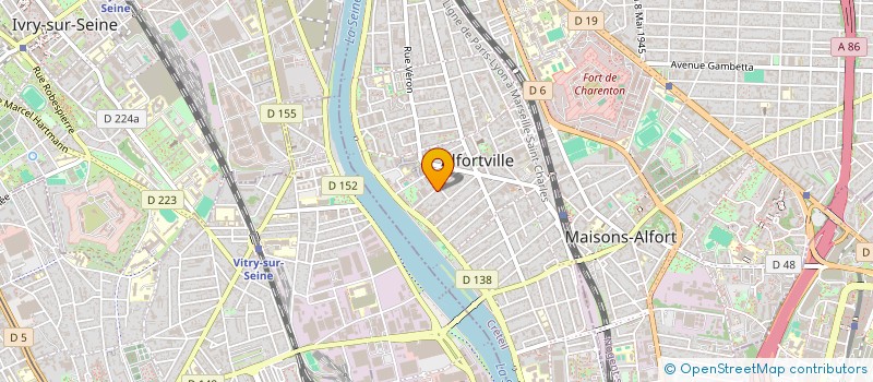 localisation de l'entreprise G.C.J.E. à ALFORTVILLE