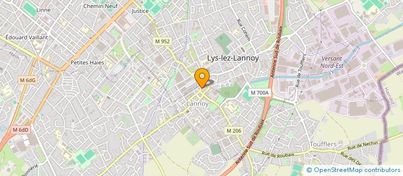localisation de l'entreprise G & C JOVENEL à LANNOY