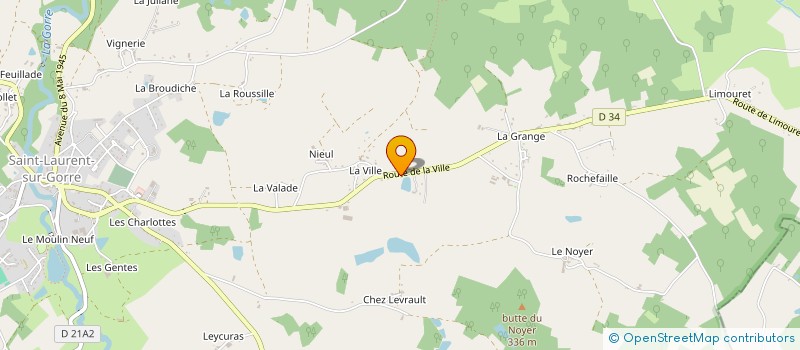 localisation de l'entreprise G C L ALFORTVILLE  SAINT-LAURENT-SUR-GORRE