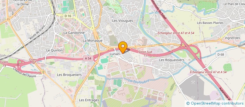 localisation de l'entreprise G.C.L.I  SALON-DE-PROVENCE