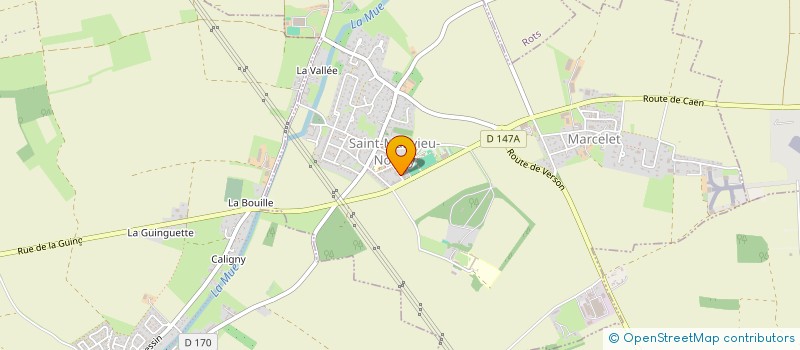 localisation de l'entreprise G.C.L.I.  SAINT-MANVIEU-NORREY