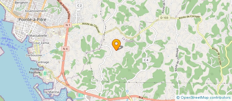 localisation de l'entreprise G.C LOCATIONS  LE GOSIER