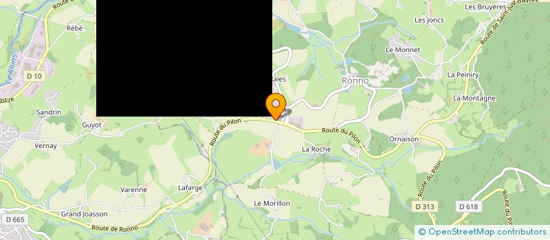 localisation de l'entreprise G C M O  RONNO