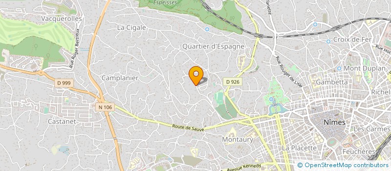 localisation de l'entreprise G.C MARITTIMO  NIMES