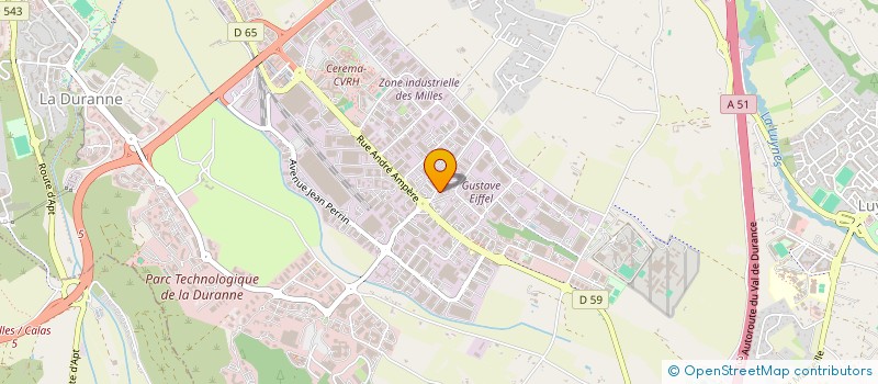 localisation de l'entreprise G.C MEJANES à AIX-EN-PROVENCE
