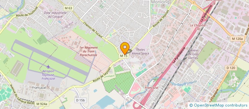 localisation de l'entreprise G.C.O à TOULOUSE