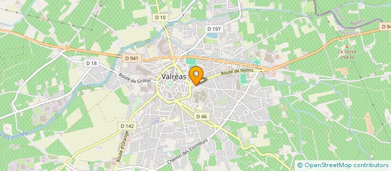 localisation de l'entreprise G C P à VALREAS