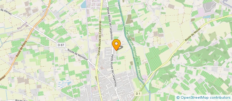 localisation de l'entreprise G & C PARTNERS  PERNES-LES-FONTAINES