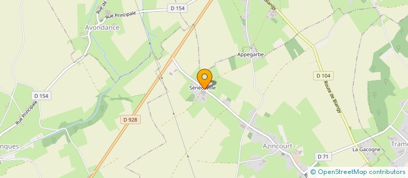 localisation de l'entreprise G C S A  AZINCOURT