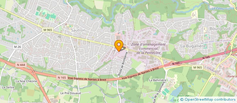 localisation de l'entreprise G C S SARL  SAUTRON