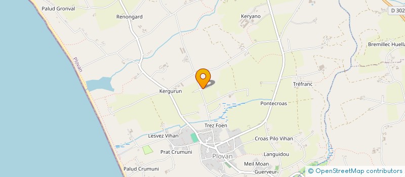 localisation de l'entreprise G.C.V.P. CONSEILS  PLOVAN