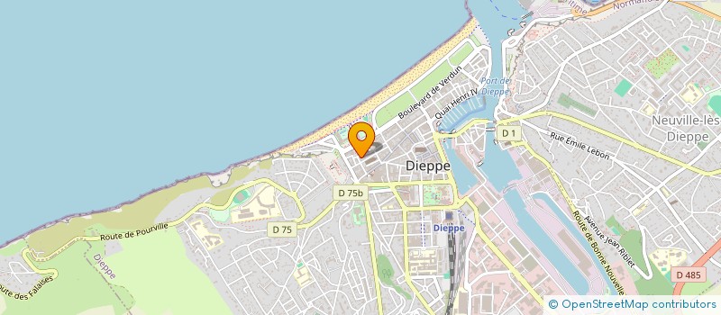 localisation de l'entreprise G.C.Y. SARL à DIEPPE