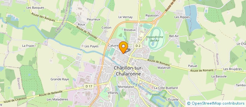 localisation de l'entreprise G CAD  CHATILLON-SUR-CHALARONNE