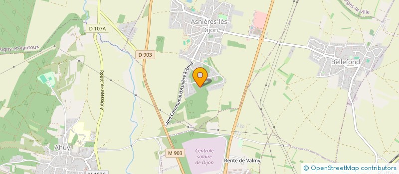 localisation de l'entreprise G-CAVE  ASNIERES-LES-DIJON