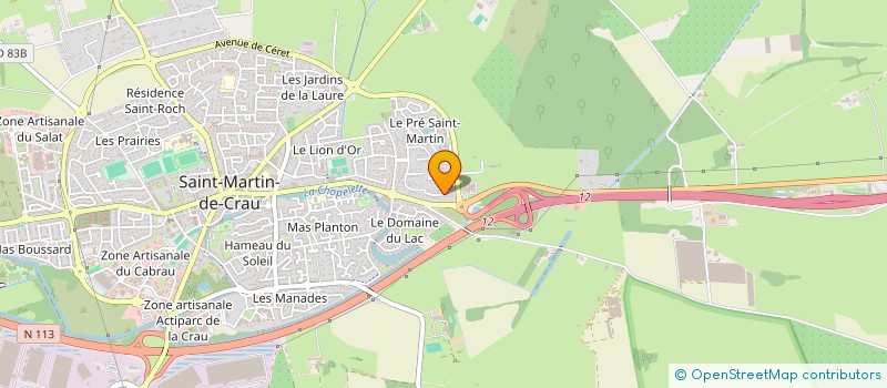 localisation de l'entreprise G.CEL à SAINT-MARTIN-DE-CRAU