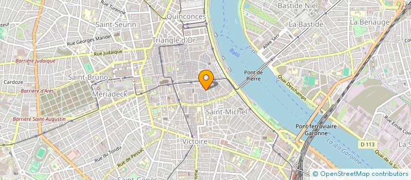 localisation de l'entreprise G CHAD PROD à BORDEAUX