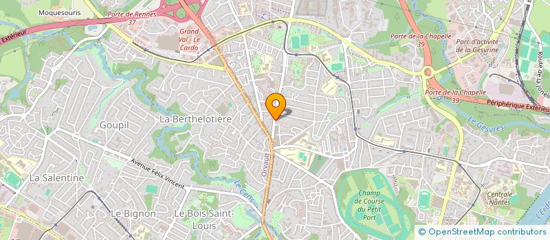 localisation de l'entreprise G CHEVALIER ORTHODONTIE  NANTES