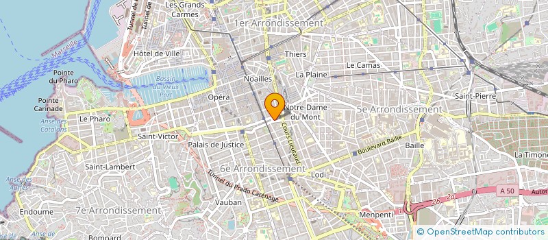 localisation de l'entreprise G.CHRIS à MARSEILLE