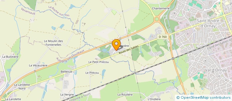 localisation de l'entreprise G.CHTR  LA ROCHE-SUR-YON