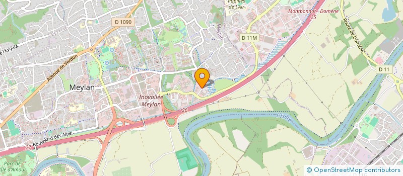 localisation de l'entreprise G CIM à MEYLAN