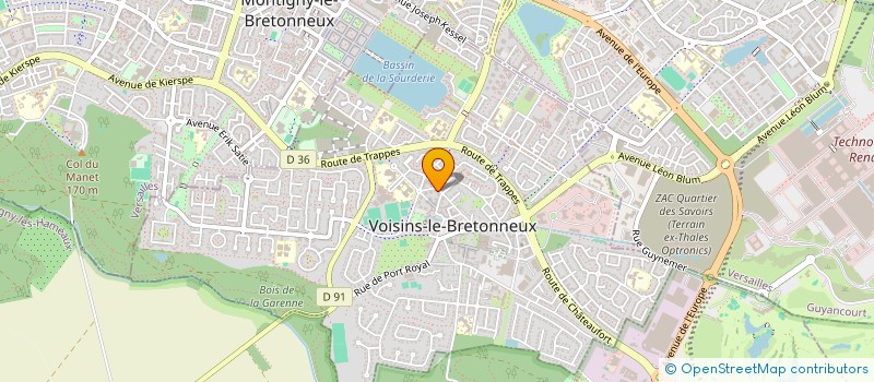 localisation de l'entreprise G&CIT'S à VOISINS-LE-BRETONNEUX