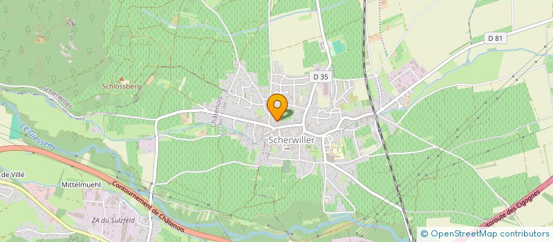 localisation de l'entreprise G&CO  SCHERWILLER