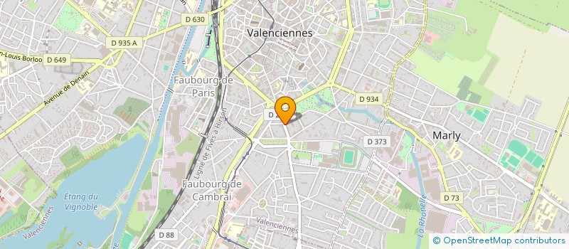 localisation de l'entreprise G'COM  VALENCIENNES