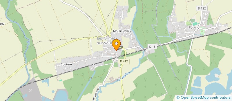 localisation de l'entreprise G.COM.IMMOBILIER  LES ORMES-SUR-VOULZIE