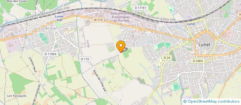localisation de l'entreprise G.CONSTRUCTIONS à LUNEL