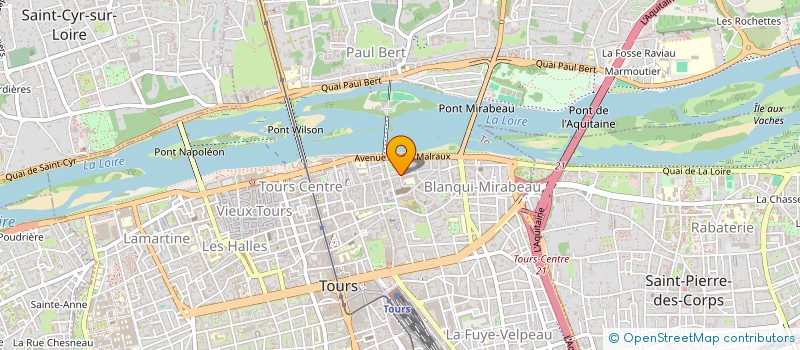 localisation de l'entreprise G CONSULT FINANCES à TOURS
