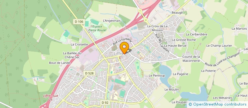 localisation de l'entreprise G CORP  LIFFRE