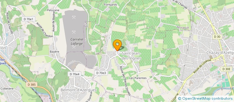 localisation de l'entreprise G-CORP  SAINT-JEAN-DES-VIGNES