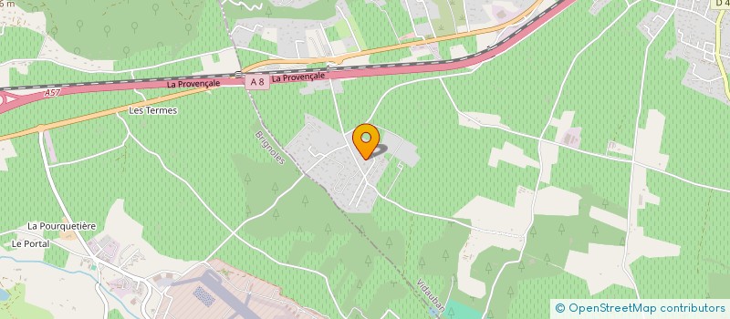 localisation de l'entreprise G.D.  VIDAUBAN