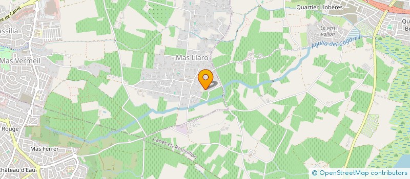 localisation de l'entreprise G.D.  PERPIGNAN